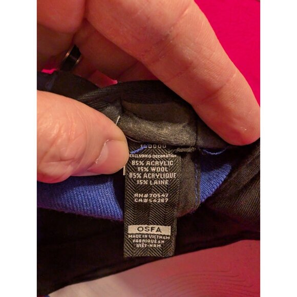 St. Louis Battlehawks XFL UFL '47 Blue Adjustable OSFA Hat Cap Wool Blend - Picture 8 of 8